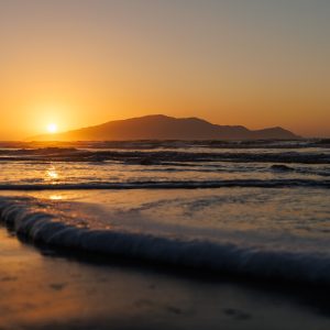 Sunset Over kapiti Island